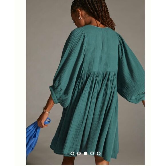 Anthropologie Sundry Boho Tunic Dress Size Medium - Picture 4 of 10